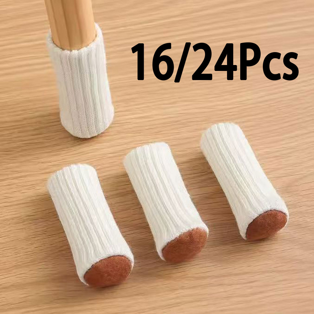 Outdoor Furniture Leg Protectors - 16/24 szt. Skarpetki na nogi krzeseł,