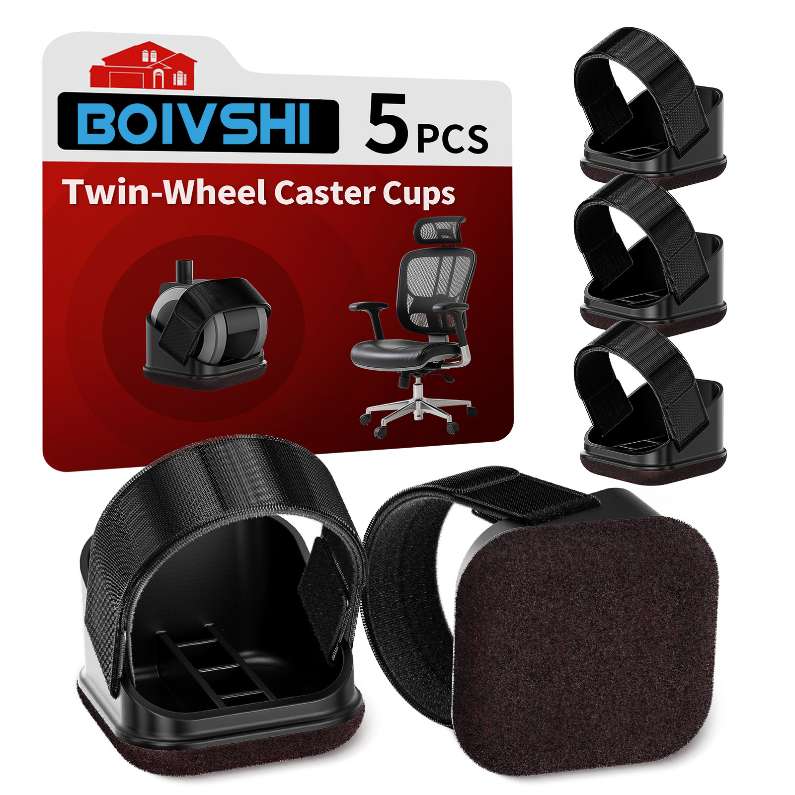 Outdoor Furniture Leg Protectors - 5 szt. Ochraniacze na nogi krzesła,
