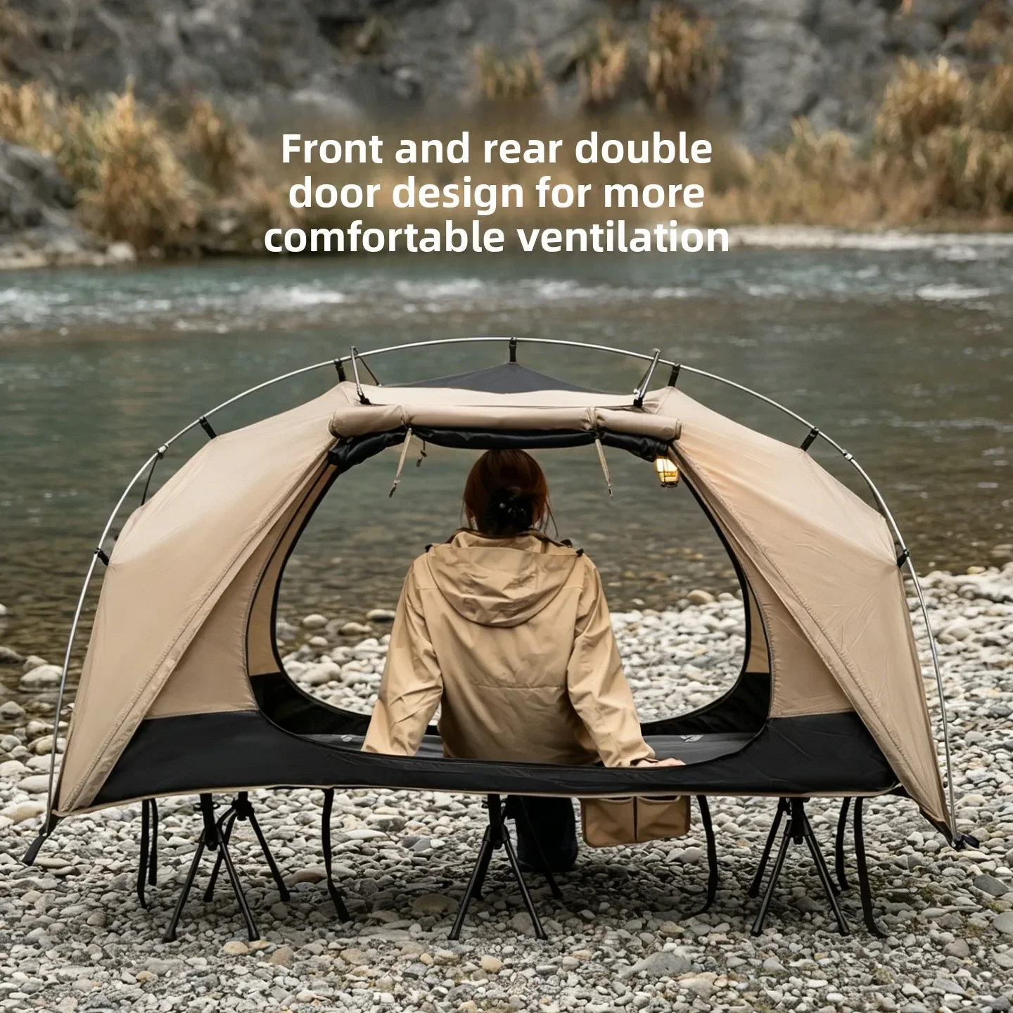 Outdoor Daybed Furniture - Namiot kempingowy MOUNTAINHIKER, lekki, wodoodporny, jednoosobowy,