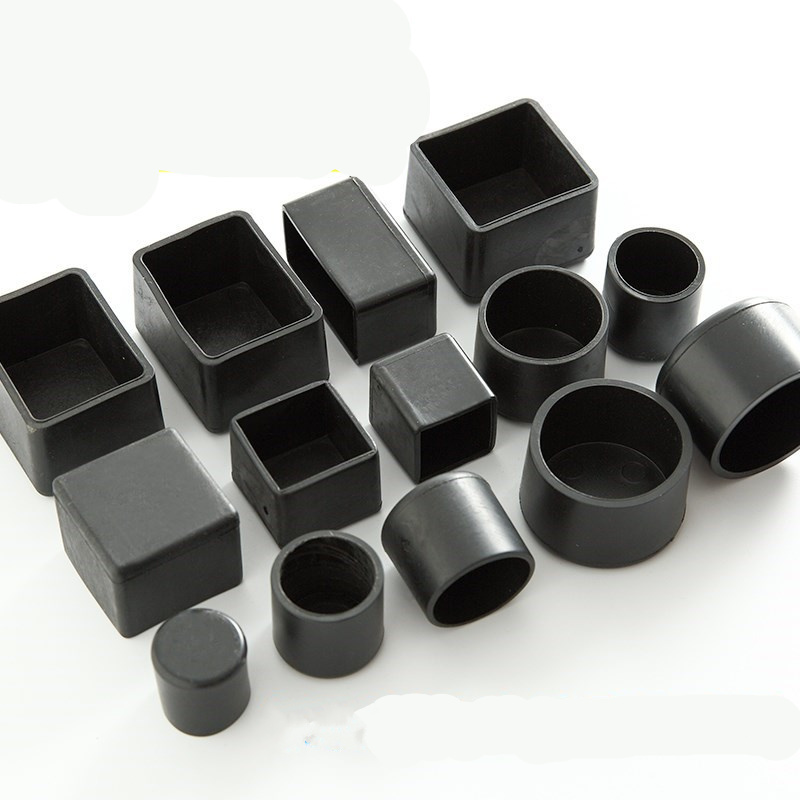 Outdoor Furniture Leg Protectors - 4szt Kwadratowe silikonowe nakładki na nogi