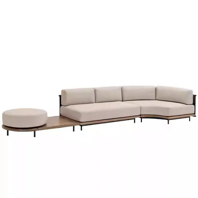 Outdoor Furniture Rattan - Nordycka sofa rattanowa na zewnątrz, do
