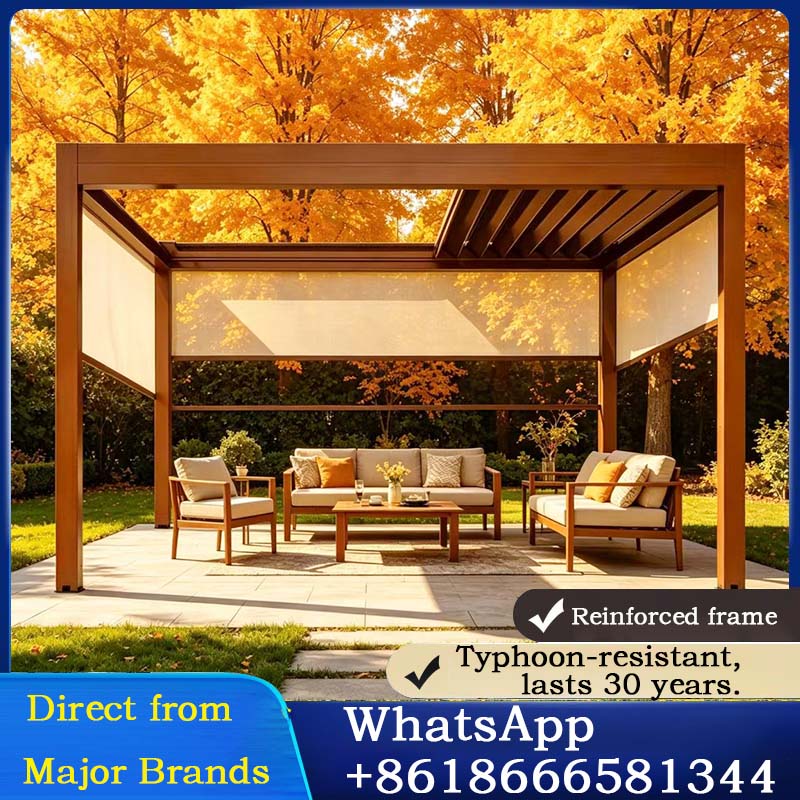 Outdoor Furniture Gazebo - Konfigurowalny aluminiowy system pergoli, zewnętrzna konstrukcja