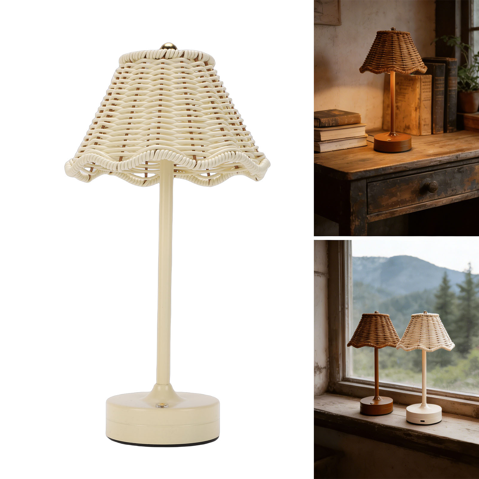 Outdoor Furniture Cafe - Lampa stołowa LED w stylu vintage