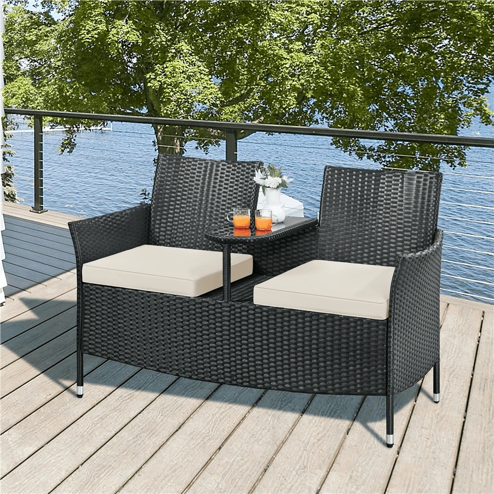 Outdoor Furniture Table And Chairs - Wysokiej jakości dwuosobowe krzesło ogrodowe z