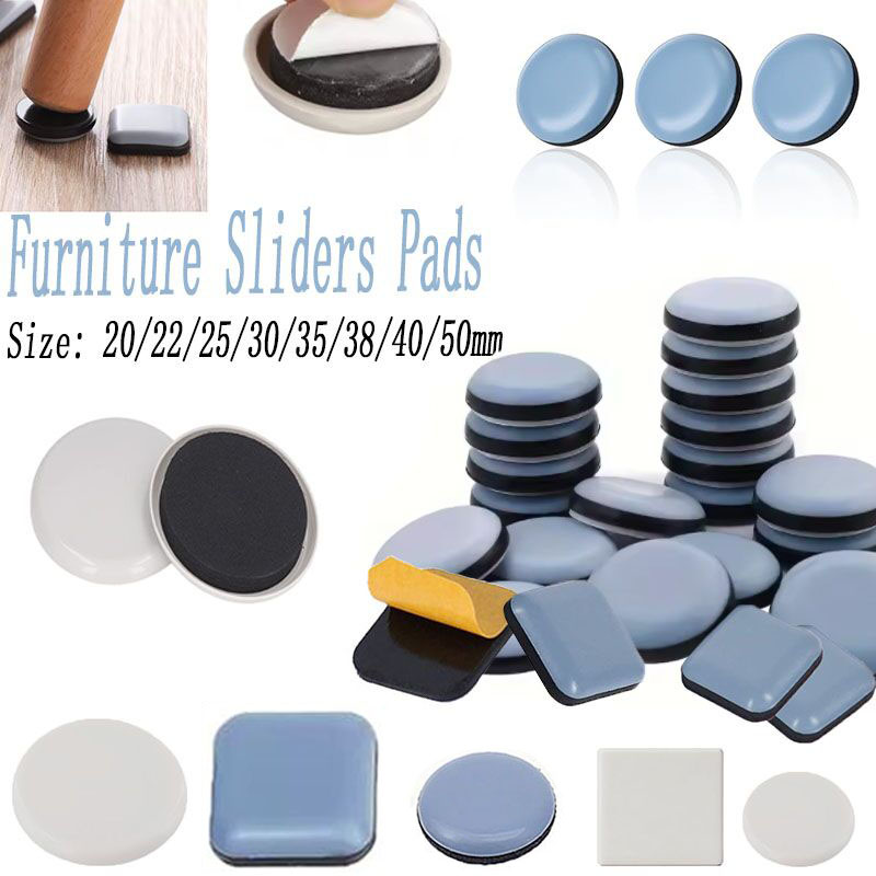 Outdoor Furniture Leg Protectors - 24/16/8/4 szt. Samoprzylepne podkładki ślizgowe pod