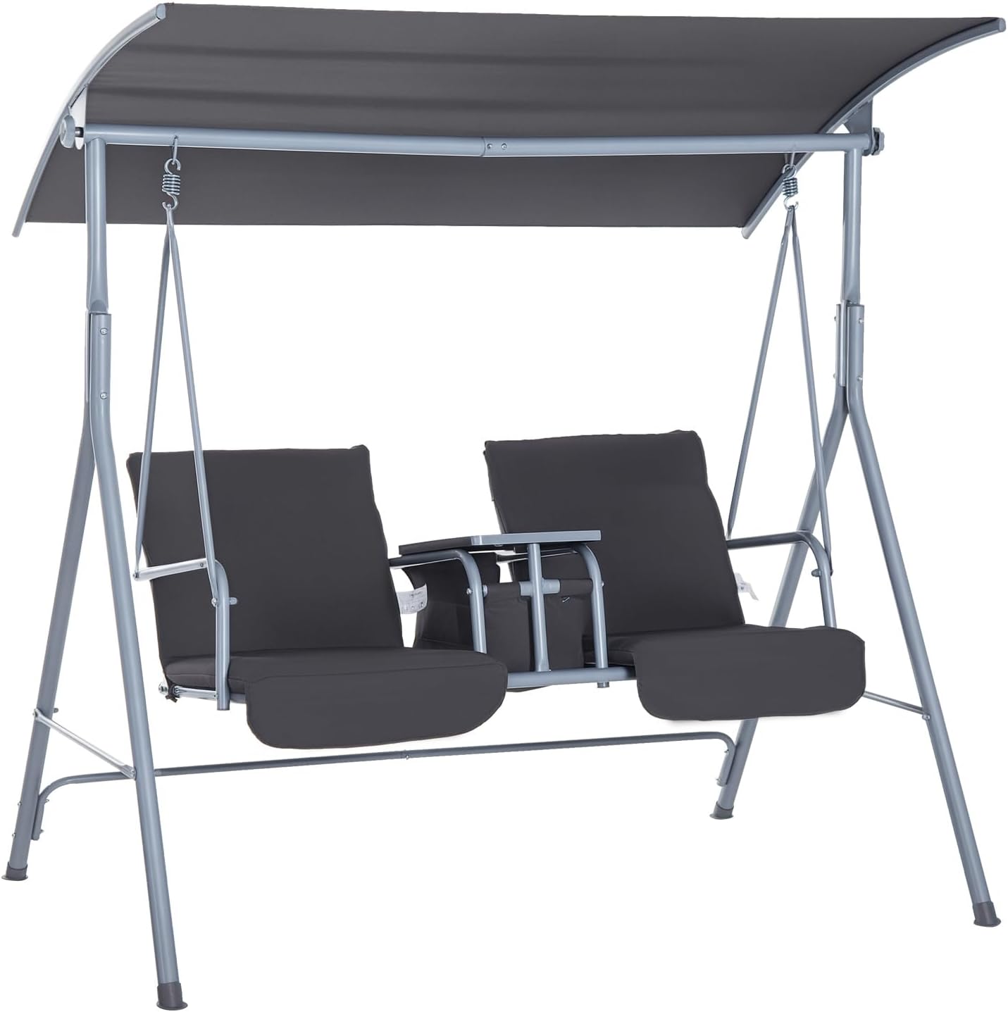 Outdoor Furniture With Storage For Cushions - Huśtawka ogrodowa dla 2 osób ze
