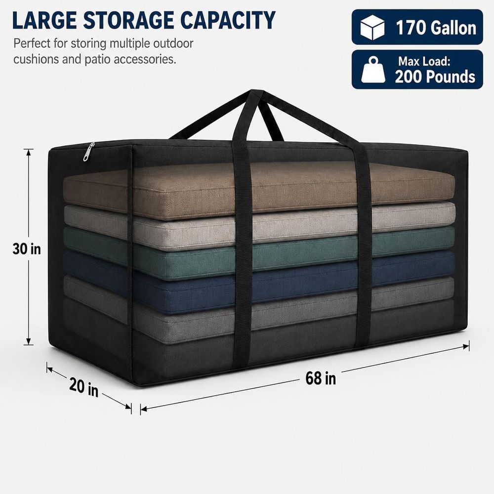 Torba do przechowywania podusz – Outdoor Furniture With Storage For Cushions recenzja i cena