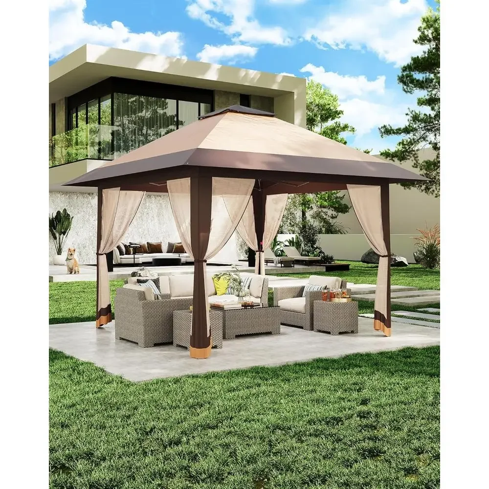 Altana ogrodowa 13x13 z siatko – Outdoor Furniture Gazebo recenzja i cena