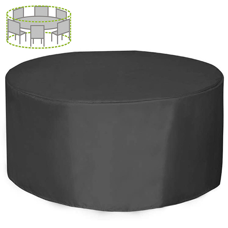 Pokrowiec na meble okrągłe, 12 – Outdoor Furniture Table And Chairs recenzja i cena