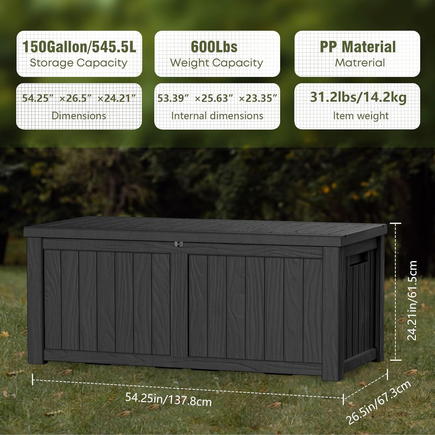 Skrzynia do przechowywania na  – Outdoor Furniture With Storage For Cushions recenzja i cena