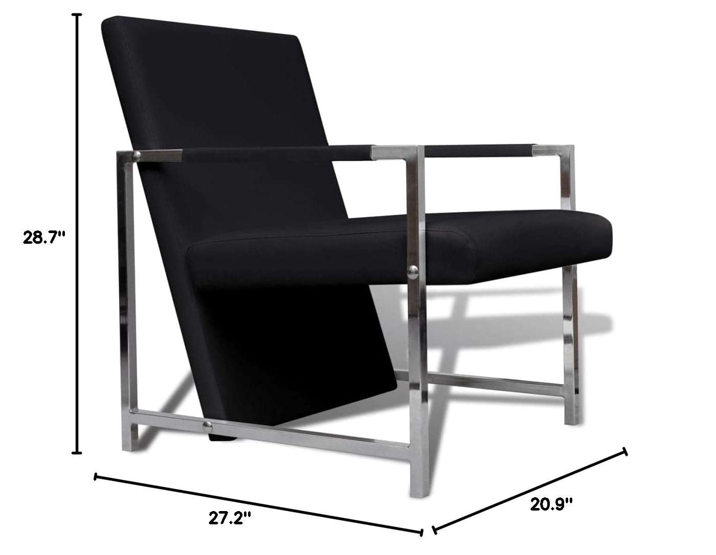 Fotel z wysokim oparciem, fote – Outdoor Furniture Black recenzja i cena