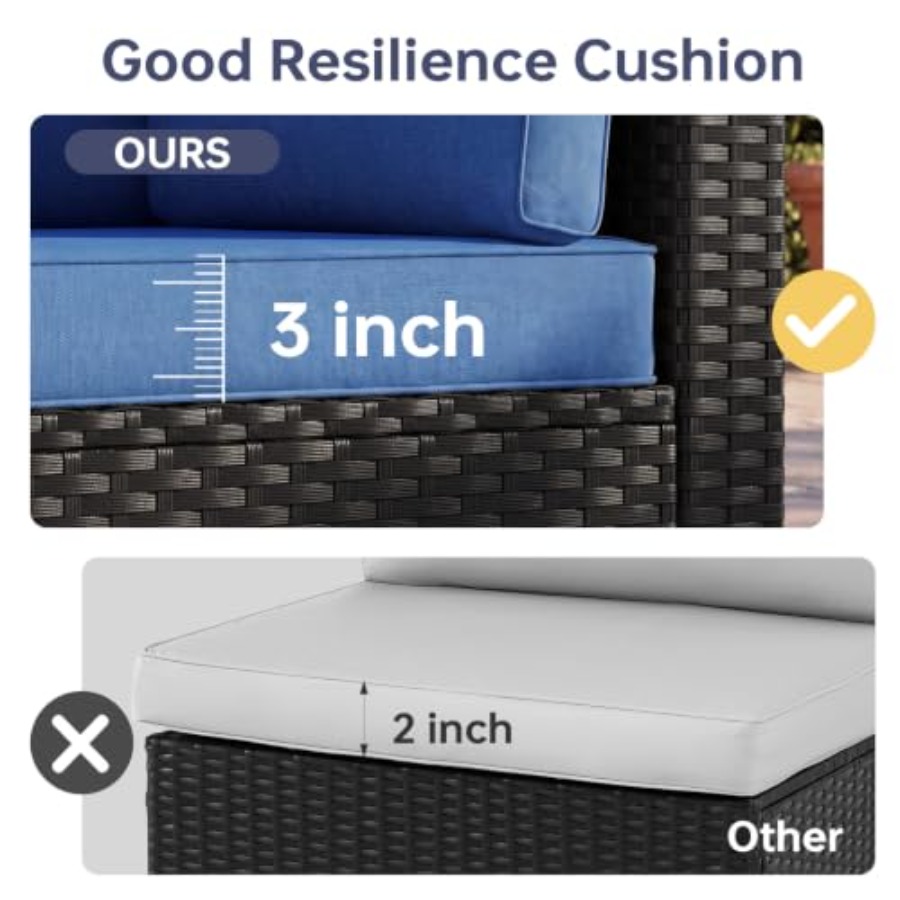 Zestaw mebli ogrodowych, moduł – Outdoor Furniture Rattan recenzja i cena