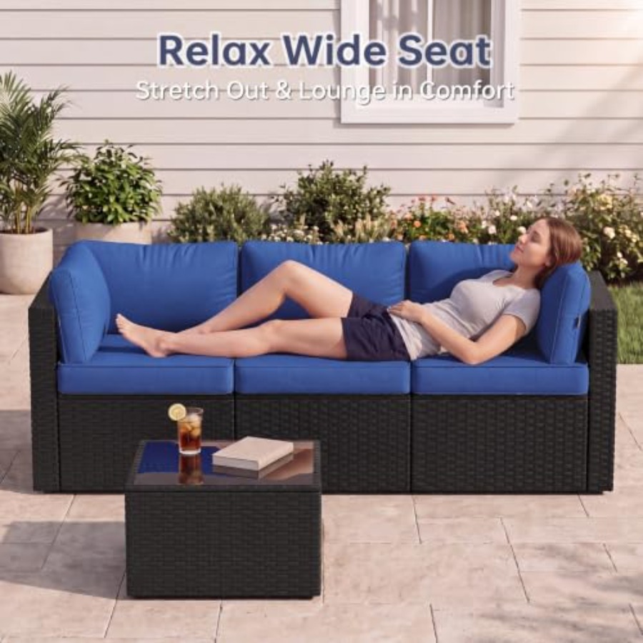 Zestaw mebli ogrodowych, moduł – Outdoor Furniture Rattan recenzja i cena