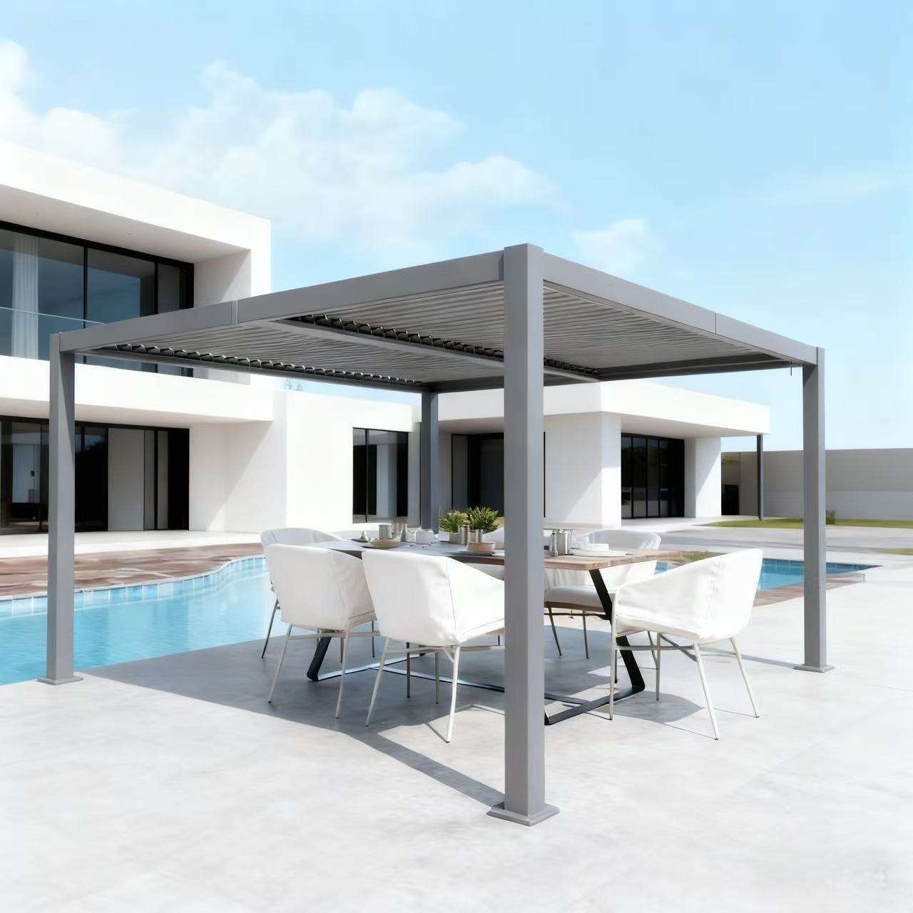Pergola z aluminium, odporna n – Outdoor Furniture Gazebo recenzja i cena