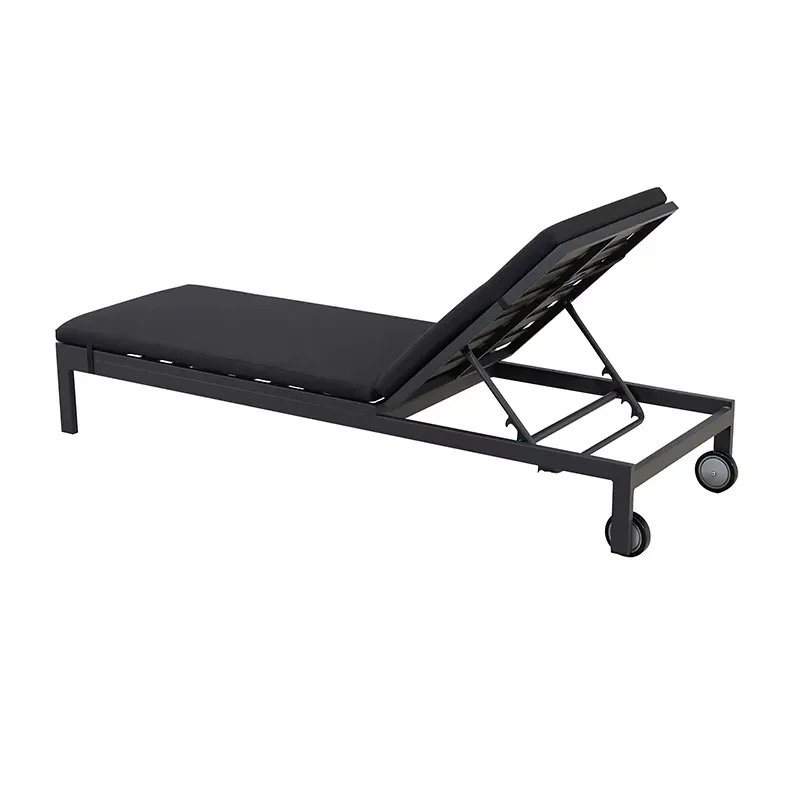 Nowoczesne czarne aluminiowe l – Outdoor Furniture Black recenzja i cena