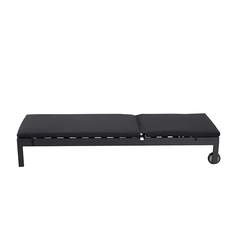 Nowoczesne czarne aluminiowe l – Outdoor Furniture Black recenzja i cena