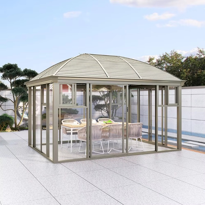 Wolnostojące oranżery Szklane  – Outdoor Furniture Gazebo recenzja i cena