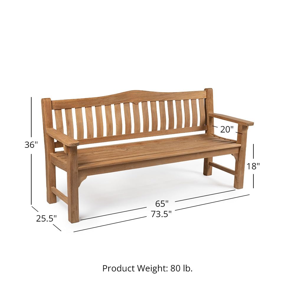 Ławka z drewna teakowego klasy – Outdoor Furniture Teak Wood recenzja i cena