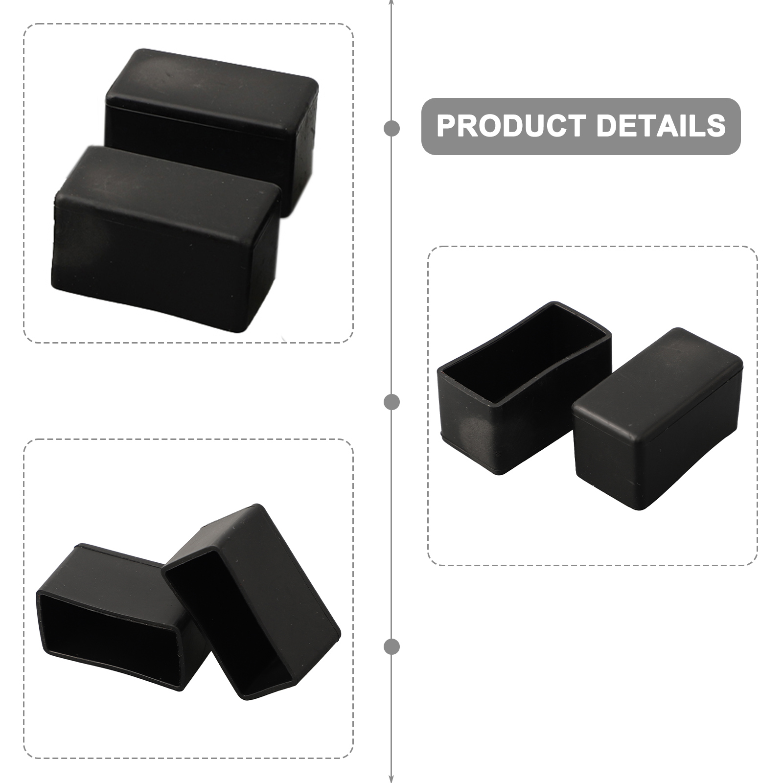 12 sztuk/zestaw kwadratowe nak – Outdoor Furniture Leg Protectors recenzja i cena