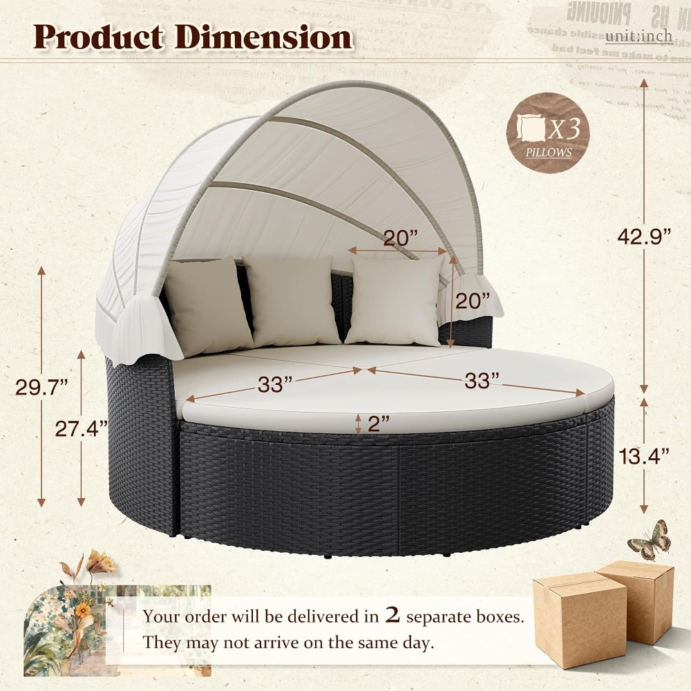Meble ogrodowe z USA, okrągła  – Outdoor Furniture In Sale recenzja i cena