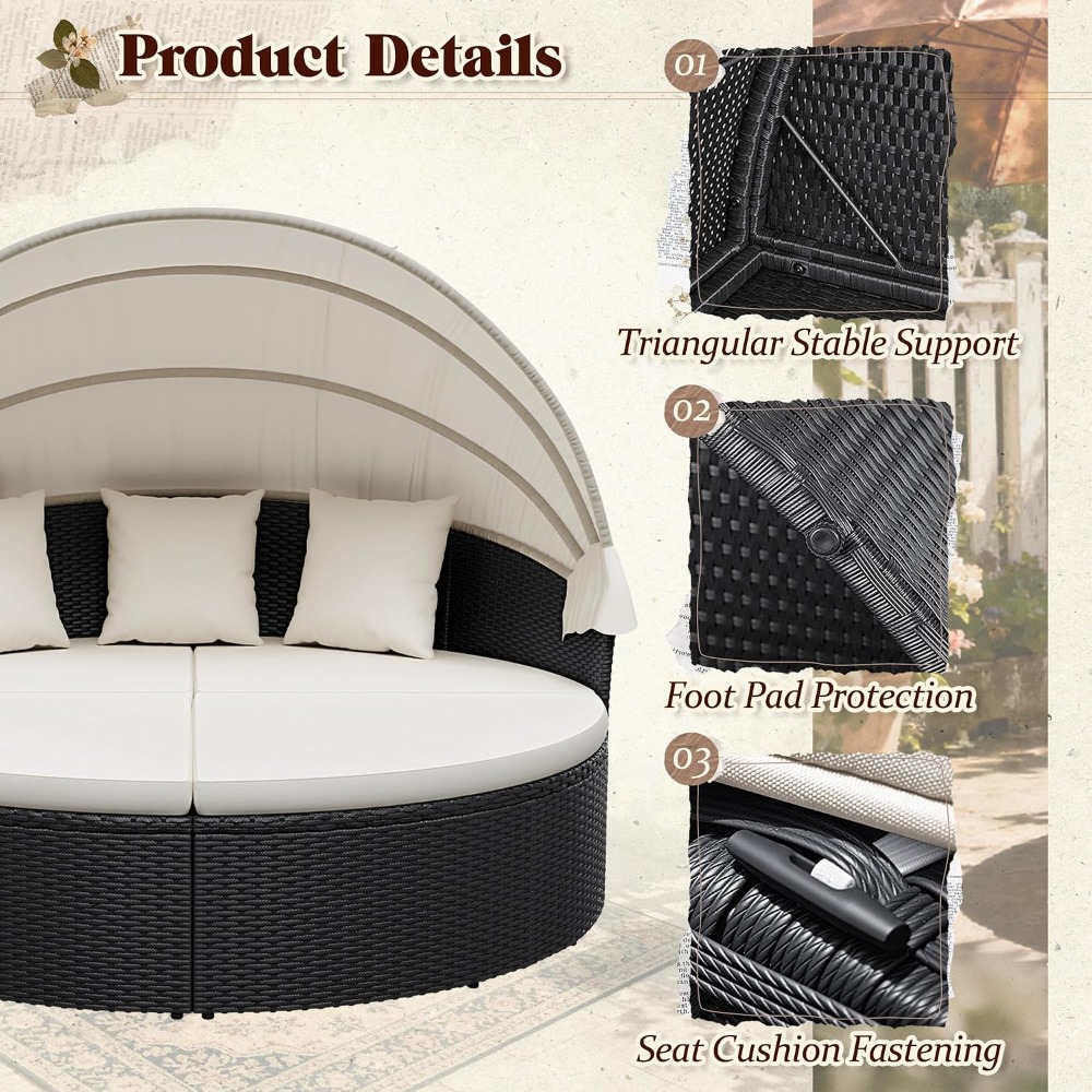 Meble ogrodowe z USA, okrągła  – Outdoor Furniture In Sale recenzja i cena