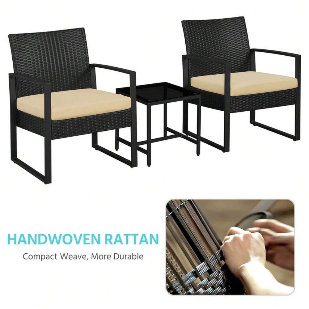 3-częściowy zestaw mebli ogrod – Outdoor Furniture Table And Chairs recenzja i cena
