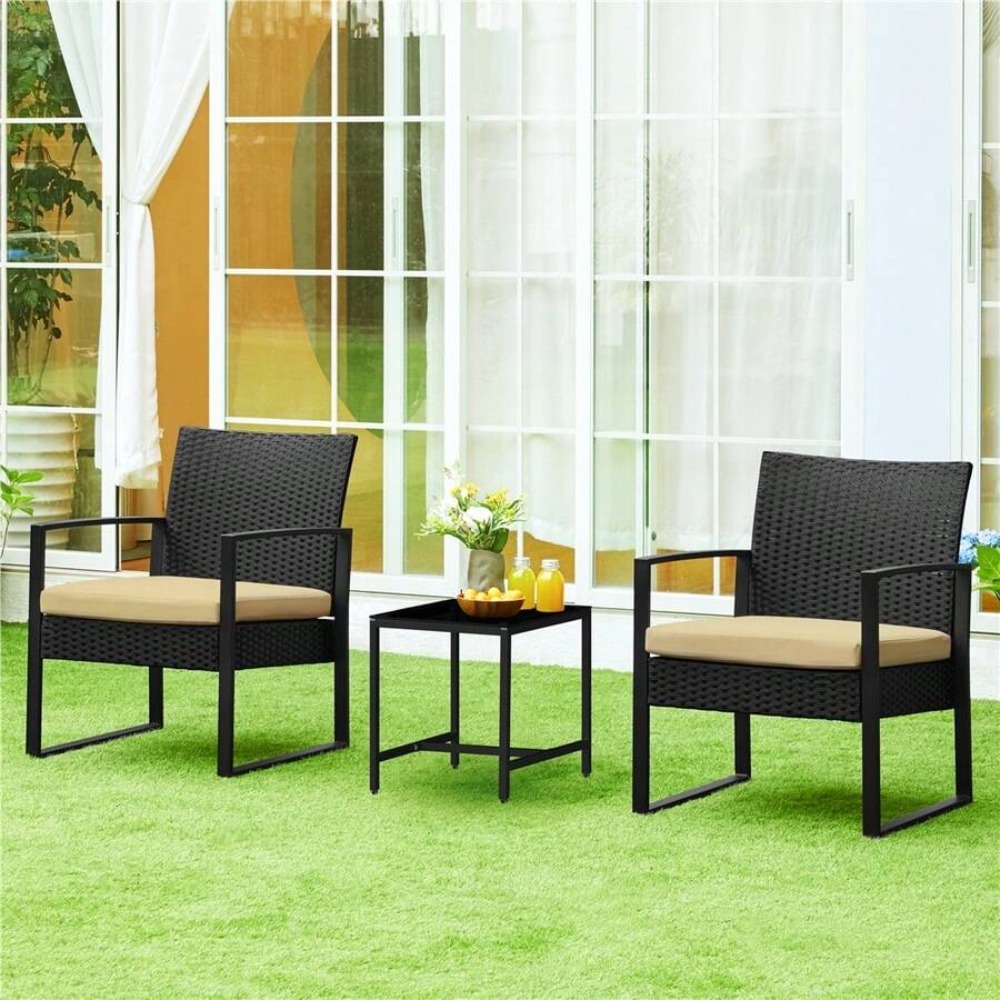 3-częściowy zestaw mebli ogrod – Outdoor Furniture Table And Chairs recenzja i cena