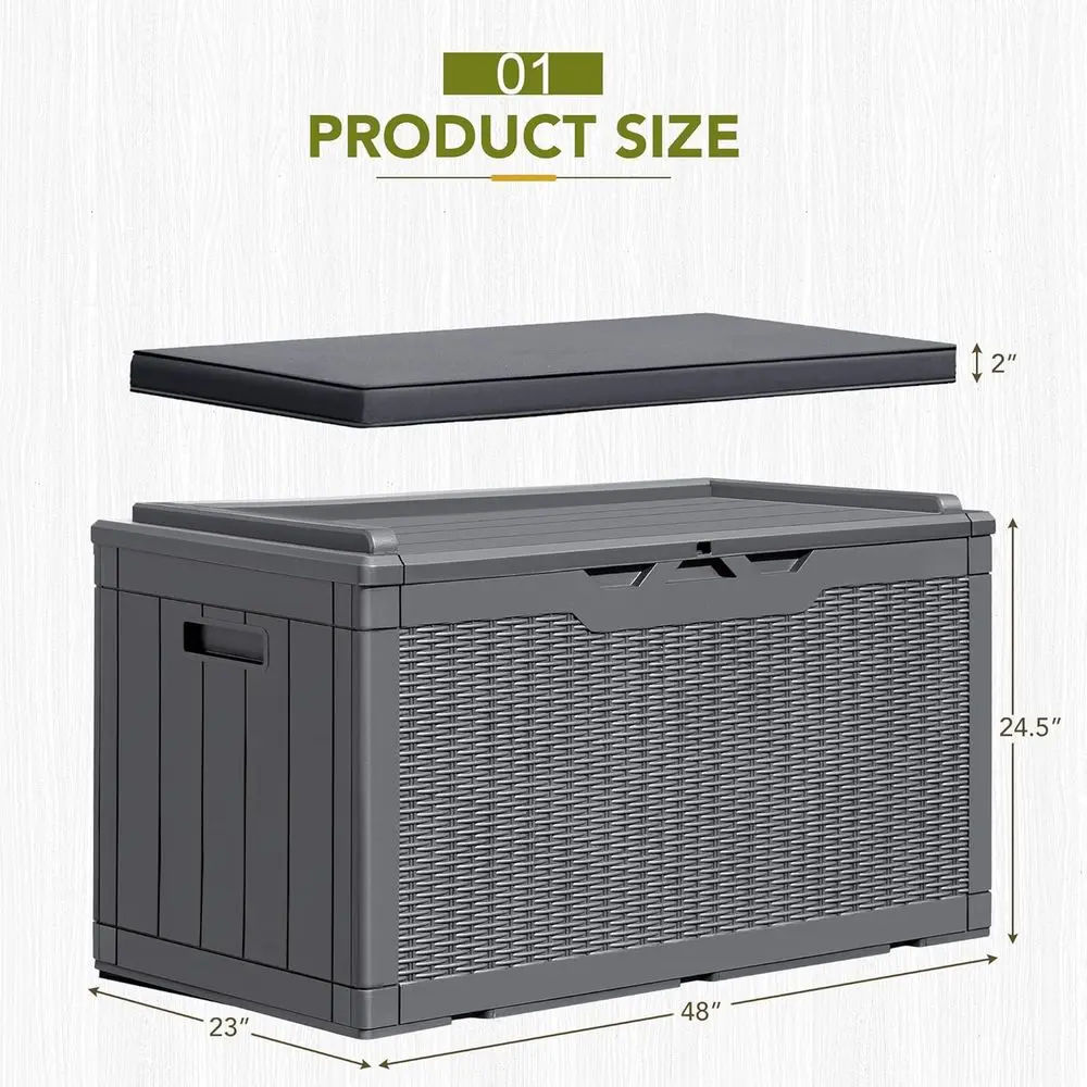 Skrzynia do przechowywania na  – Outdoor Furniture With Storage For Cushions recenzja i cena