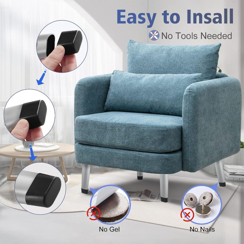 16 szt. Przezroczyste Owalne N – Outdoor Furniture Leg Protectors recenzja i cena
