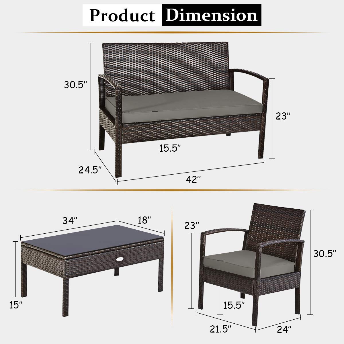 Zestaw mebli ogrodowych z wikl – Outdoor Furniture Table And Chairs recenzja i cena