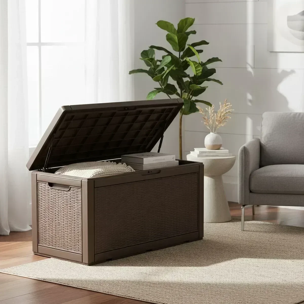 Duża ławka do przechowywania n – Outdoor Furniture With Storage For Cushions recenzja i cena