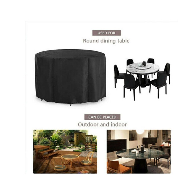 Duża okrągła wodoodporna osłon – Outdoor Furniture Set Sale recenzja i cena