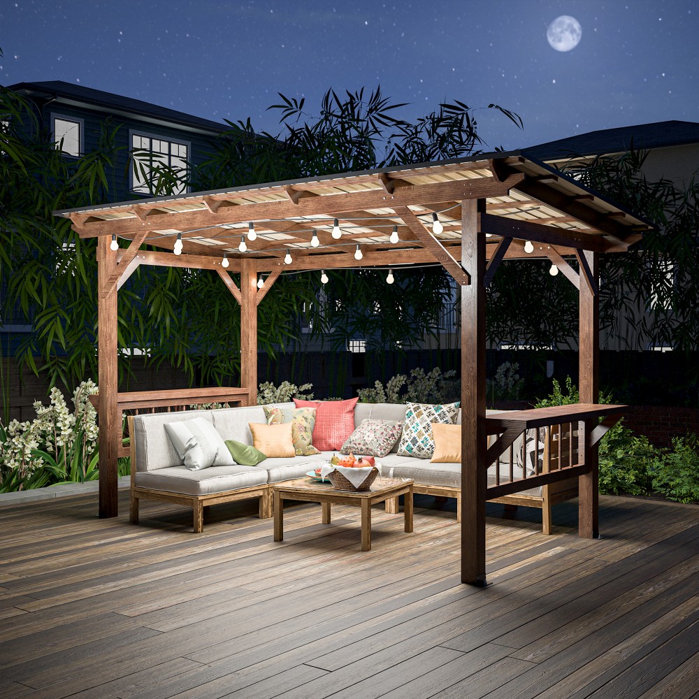 Nowoczesna drewniana pergola g – Outdoor Furniture Gazebo recenzja i cena