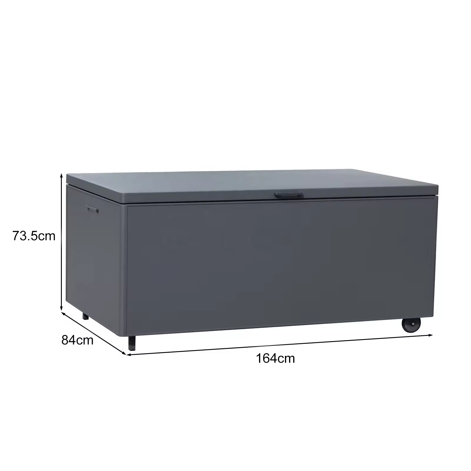 Wodoodporny aluminiowy pojemni – Outdoor Furniture With Storage For Cushions recenzja i cena